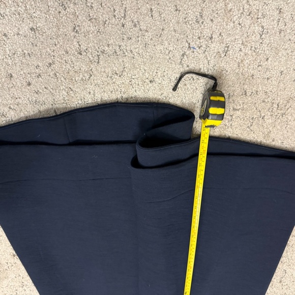 Jil Sander size 10 Laine Wool EUC long Blue A-Line Crew Neck Dress- thicker wool - Picture 12 of 15